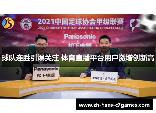 球队连胜引爆关注 体育直播平台用户激增创新高