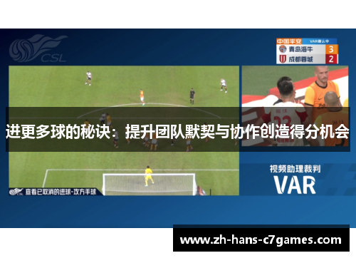进更多球的秘诀：提升团队默契与协作创造得分机会